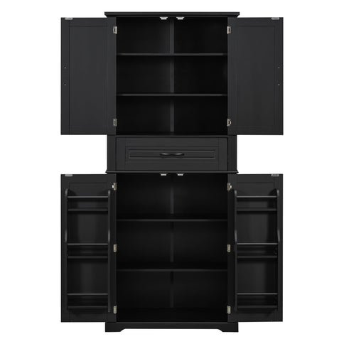 Bathroom Storage Cabinet With Multifunctional Storage Space, Drawer With Slide Rails, Adjustable Shelf
