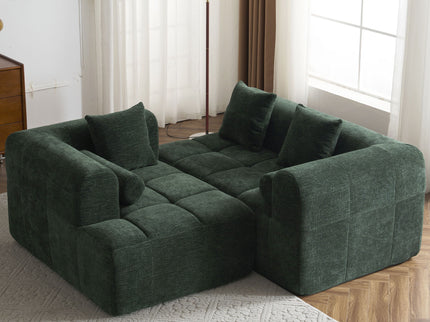 Sectional Free Combined Sofa With 2 Side Pockets
