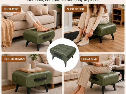 Minimalist Footstool With Hidden Storage