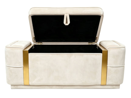 Storage Bench Upholstered Ottoman Bed End Bench With Lift Top Storage