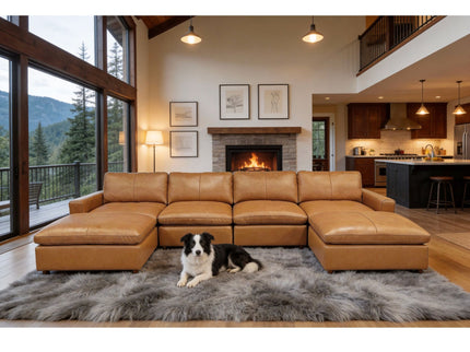 Upholstered Large Seating Modular Sectional