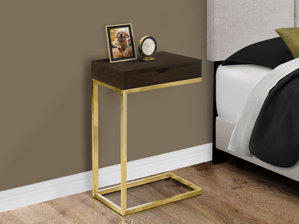 Accent Table, C - Shaped Contemporary & Modern Elegant Design