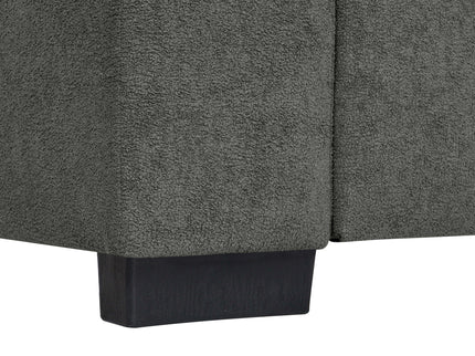Upholstered Sofa With Toss Pillows - Dark Gray