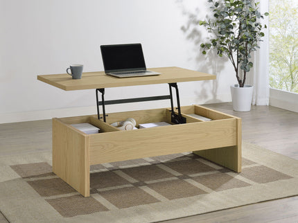 Parker - Lift Top Coffee Table - Light Oak