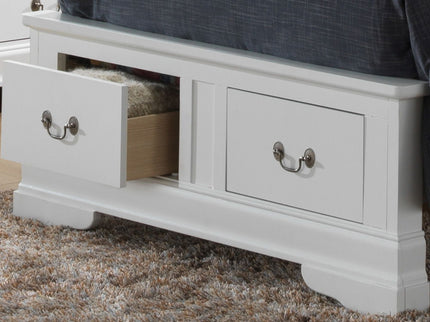 Upholstered Panel Sleigh Bed Design