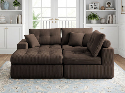 Corner Chaise L-Shaped Sectional Sofa Bed