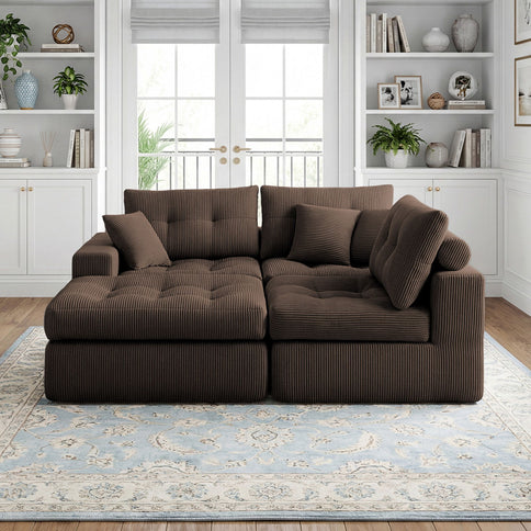 Corner Chaise L-Shaped Sectional Sofa Bed