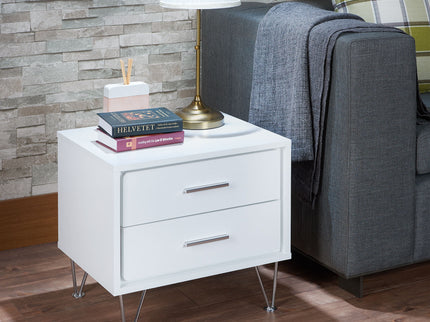 Deoss - Accent Table - White