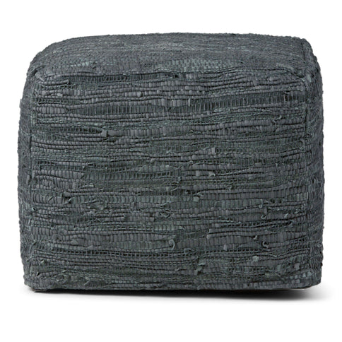 Fredrik - Handcrafted Square Pouf