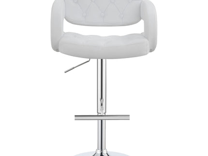 Adjustable Bar Stool With Upholstery