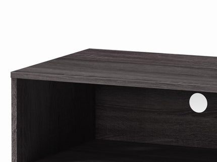 Amidon - TV Stand, With 2 Storage Shelves And 1 Cabinet