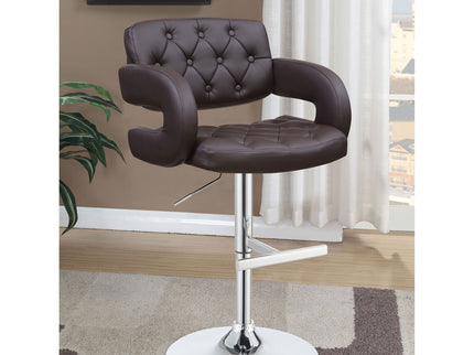 Adjustable Bar Stool With Upholstery