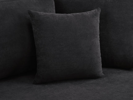 Modern 3 Seater Upholstered Sofa With Curved Design