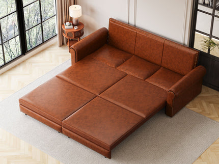 Chesterfield Sofa & Pull Out Bed