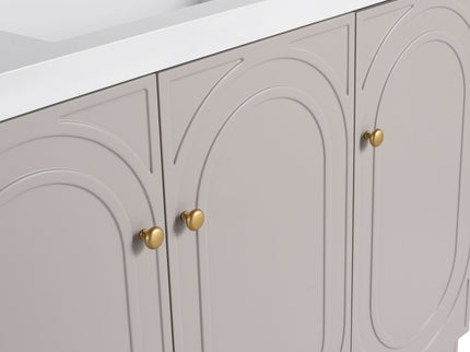 Modern Freestanding Bathroom Vanity With Soft Close Cabinet Doors
