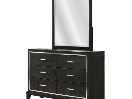 1 Piece Dresser With Tapered Legs Furniture - Black