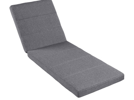 Outdoor Chaise Lounge Cushion Only, Water-Resistant Patio Lounge Chair Cushion With Removable Cover