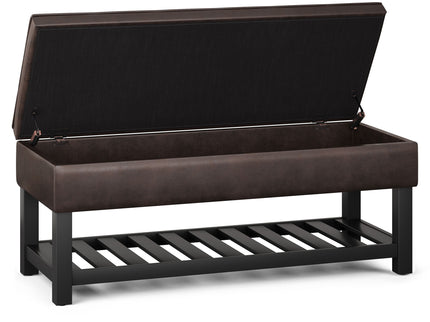 Cosmopolitan - Storage Ottoman Bench With Open Bottom