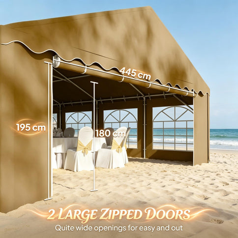 Outdoor Party Tent For Events - Brown