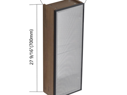 10" Bathroom Wall Mirror Cabinet With Door, Adjustable Shelf - Imitative Oak