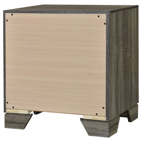 Funston - 2 Drawer Nightstand - Brown Oak