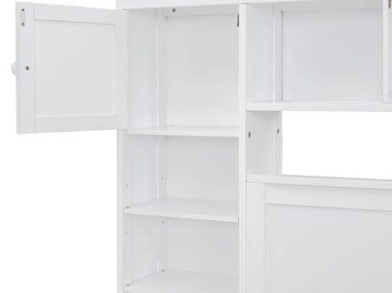 Bed With All In One Cabinet, Shelf And Sockets, Trundle