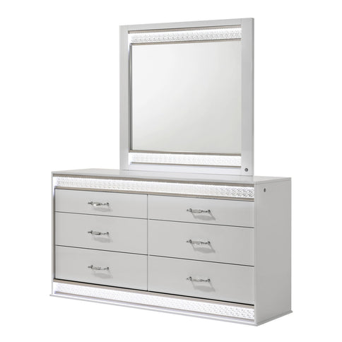 Glam - Bedroom Set With LED Headboard