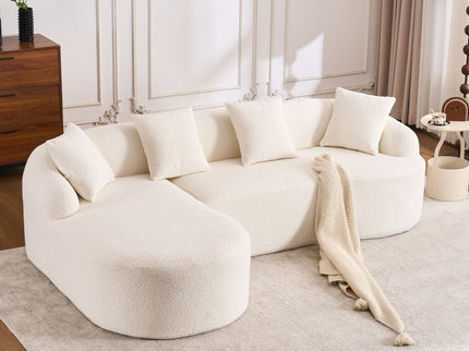 Combined Sofa With 4 Pillows