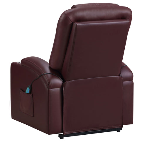 Macklin - Power Lift Massage Recliner With Heat And Dual Cupholders
