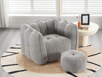 Soft Bean Bag Chair With High Resilient Foam