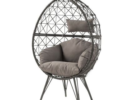 Aeven - Patio Lounge Chair - Light Gray