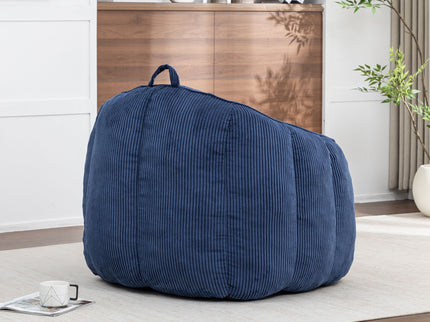 Giant Bean Bag Chair Sofa For Living Room - Dark Blue