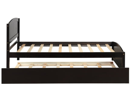 Platform Bed & Headboard, Footboard And Wood Slat Support