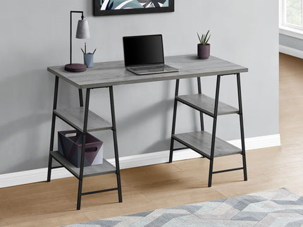 Computer Desk For Home Office, Storage Shelves, Industrial Design