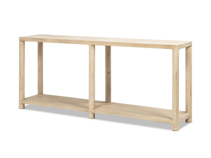 Milo - Console Table With Lower Shelf - Natural