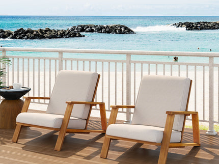 Outdoor Patio Lounge Chair (Set of 2)