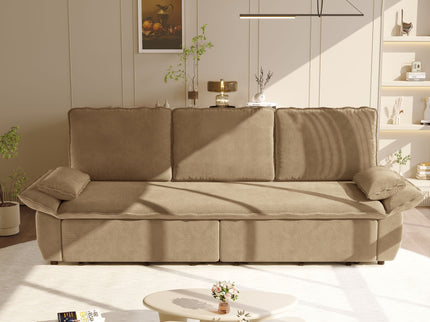 King Size Pull Out Sofa Bed, 3 In 1 Convertible Multifunctional