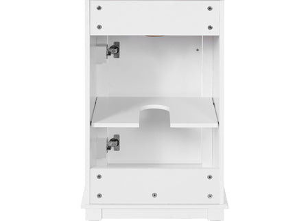 Bathroom Vanity With Sink, Soft-Closing Door, Adjustable Shelf