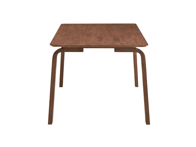 Ginny - 5 Piece With Side Chairs Dining Room Set - Walnut