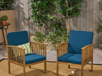 Casa - Acacia Club Chair Coastal Classic Outdoor Seating, Waterproof Fabric