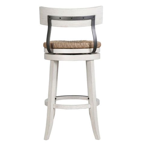 Stool With Natural Seagrass Seat