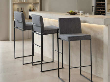 Fuji - Contemporary High Back Barstool Elegant Design