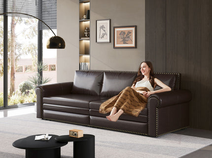 Chesterfield Sofa & Pull Out Bed