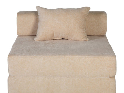 Convertible Floor Sofa Bed With Fixed Shape Frame For Living Room
