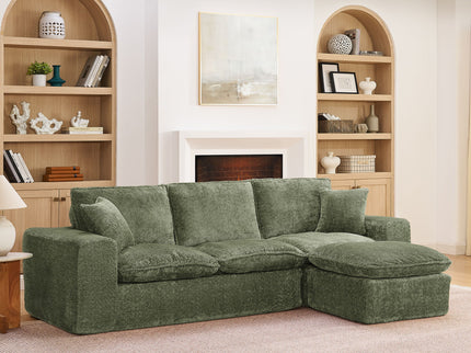 Sectional Sofa With Moveable Ottoman