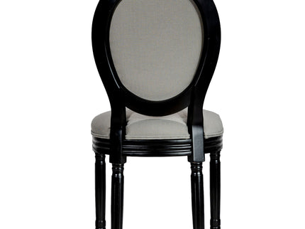 Upholstered & Round Back Dining Chairs (Set of 2)