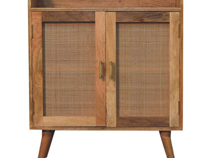 Larissa - T Bar Raised Cabinet - Brown