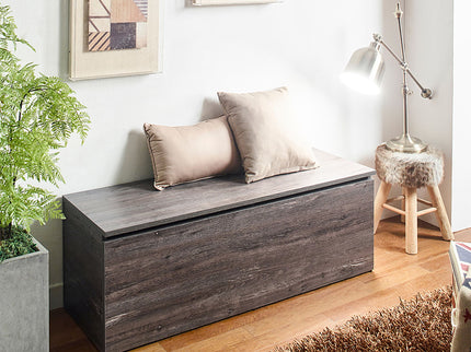 Dean - Storage Bench With Extra Storage - Rustic Gray