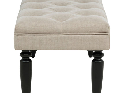 Upholstered Entryway Accent Bench - Beige