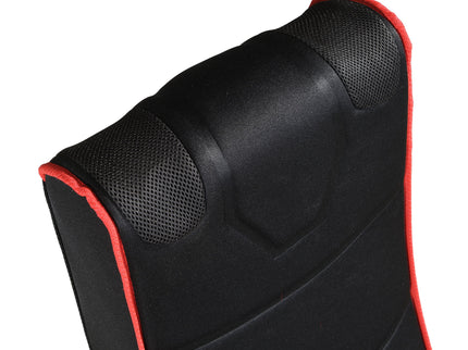 Foldable Gaming Chair With Onboard Speakers, Bluetooth Connection - Black / Red